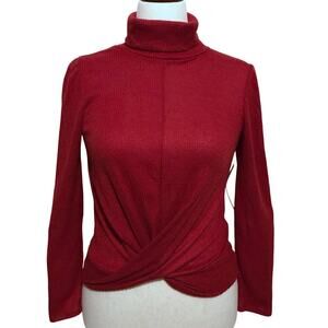 Crave Fame NWT Turtleneck Twist Sweater Juniors L